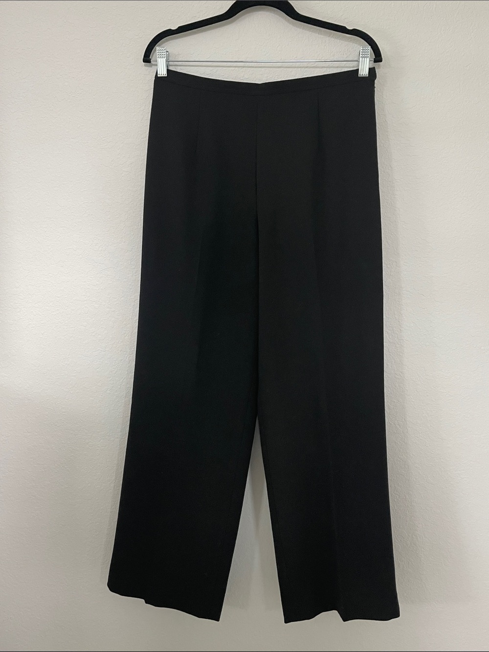 Talbots Petites 100% Wool Black Lined Dress Pants Size 10P High Rise